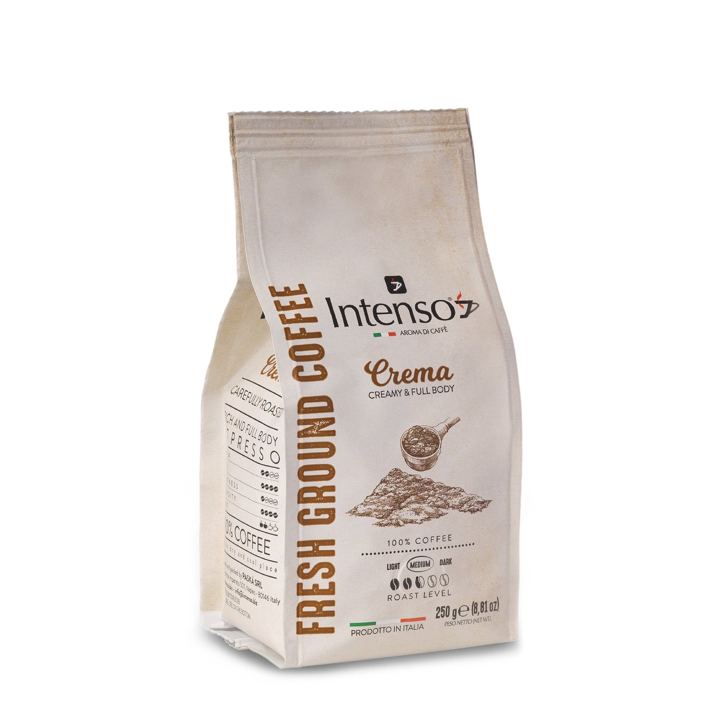 10 sacchetti da 250gr caffè Intenso - Miscela crema