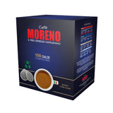 50/150 Cialde Compostabili Caffe' Moreno Ese 44 Mm Miscela Blue Aroma 