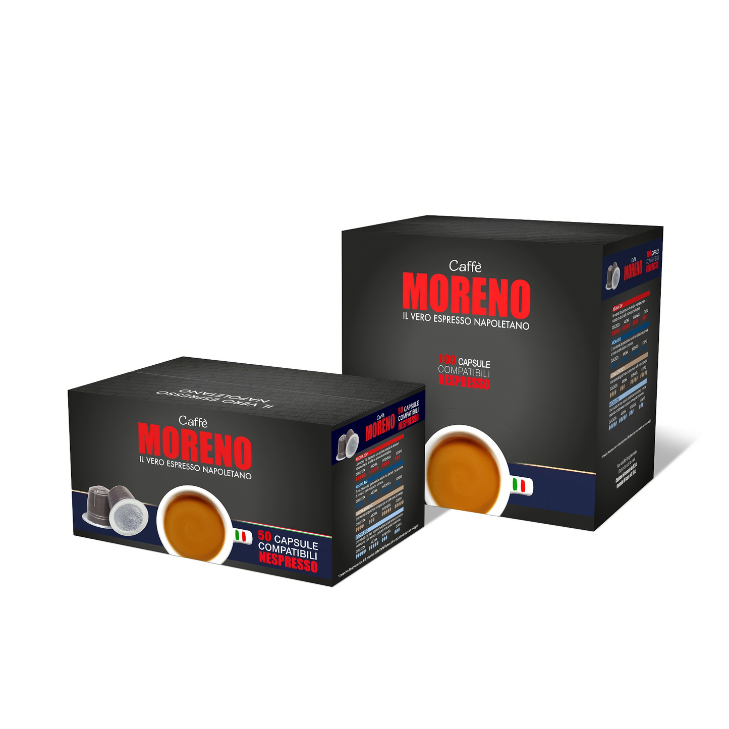 100 Capsule Caffè Moreno Compatibili Nespresso®