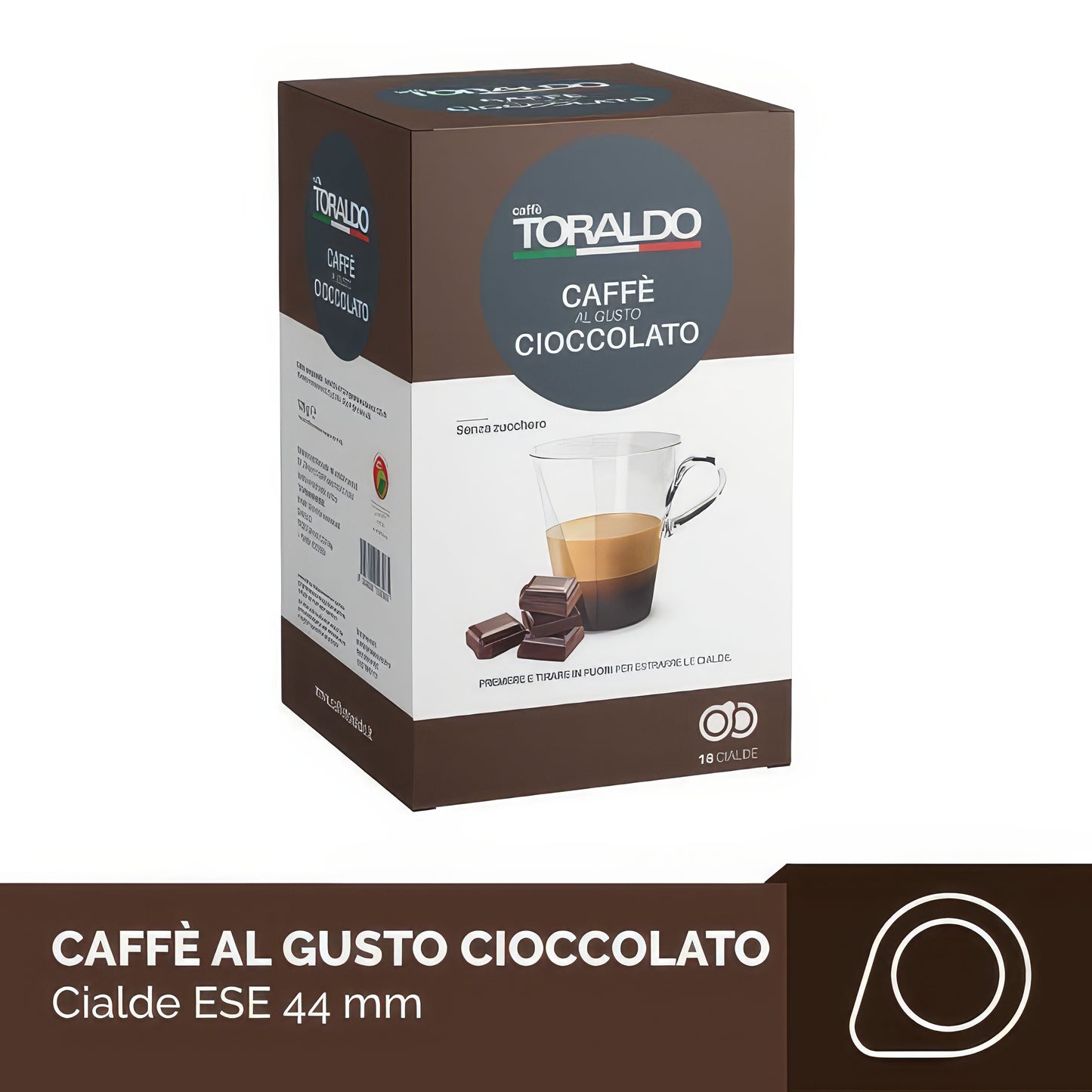 18 Cialde Toraldo Miscela Cioccolato