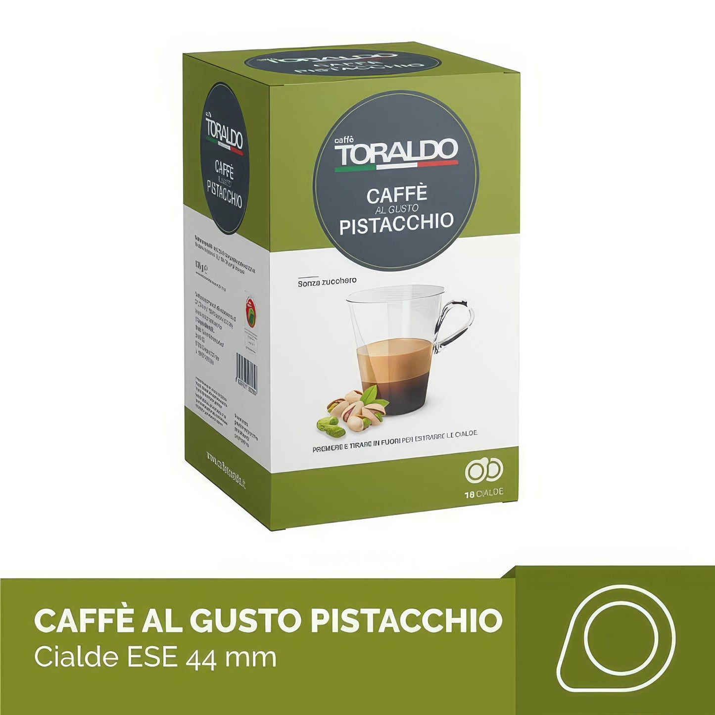 18 Cialde Toraldo Miscela Pistacchio