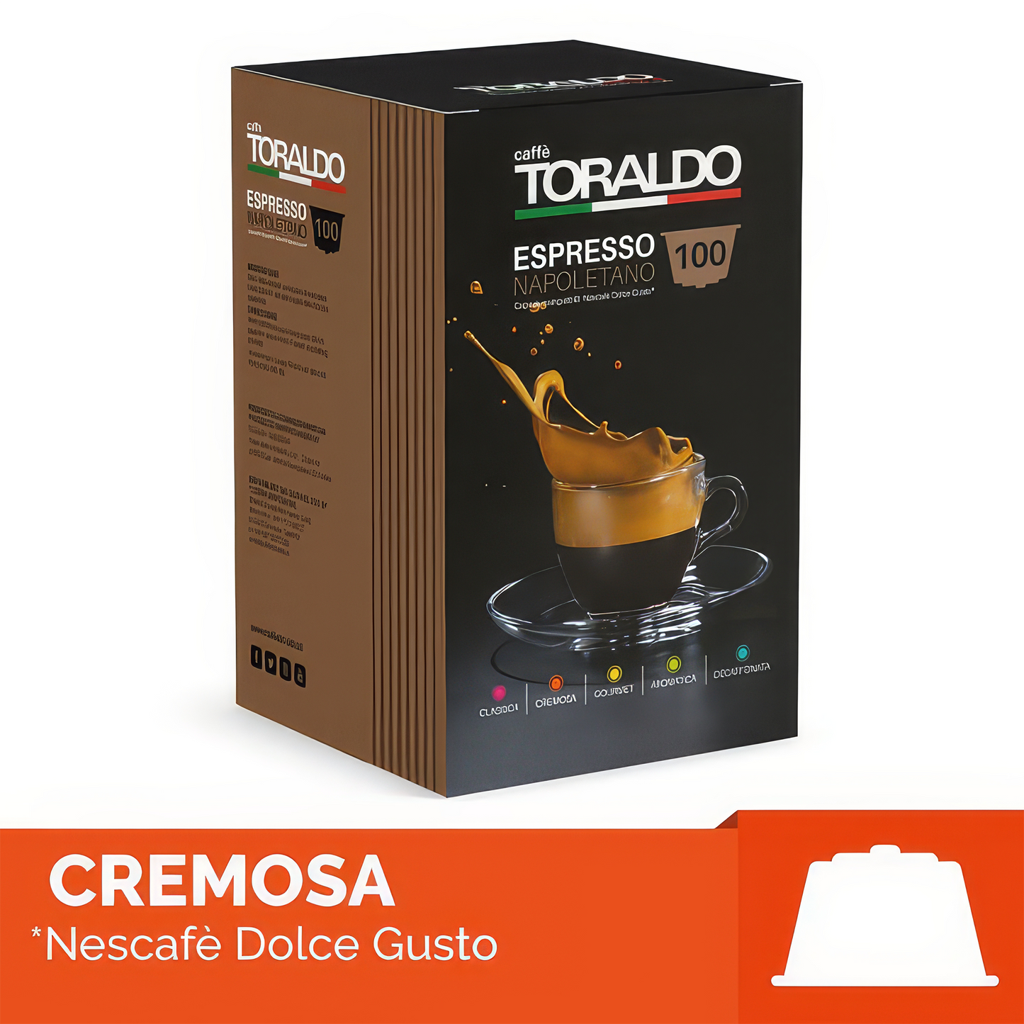 100 Capsule Toraldo Miscela Cremosa