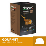 100 Capsule Toraldo Miscela Decaffeinato Miscela Gourmet 100% Arabica