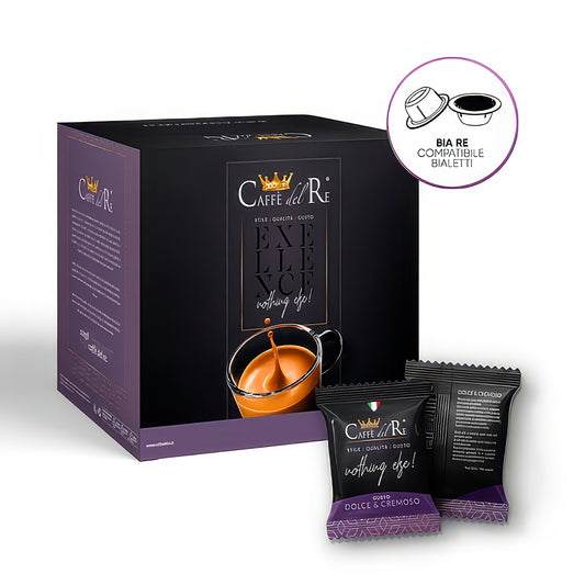 100 Capsule Caffè del Re ”Biare” compatibili Bialetti