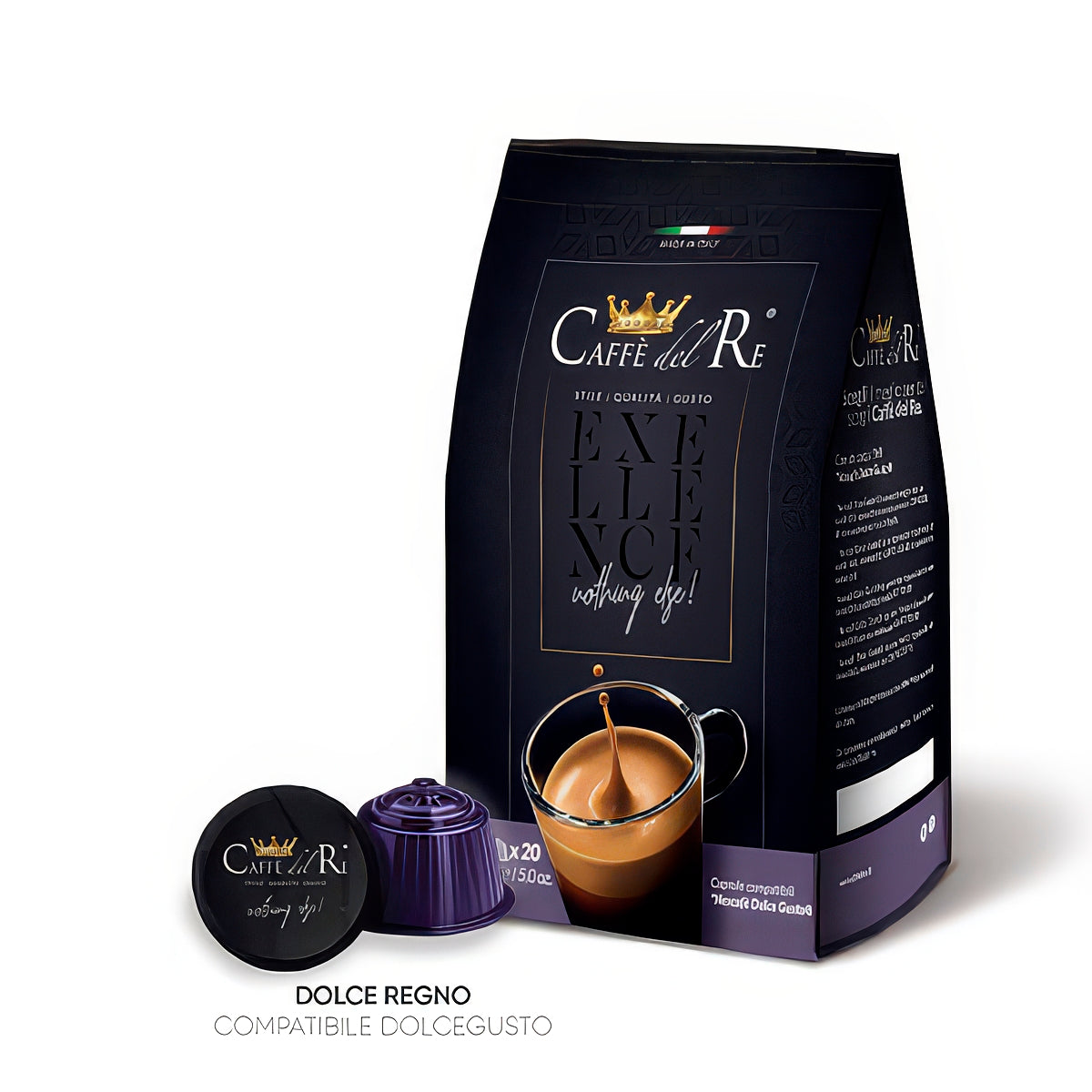 100 Capsule Caffè del Re ”Dolce Regno” compatibili Nescafè Dolce Gusto