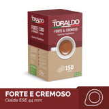 150 Cialde Toraldo Miscela Forte e Cremoso