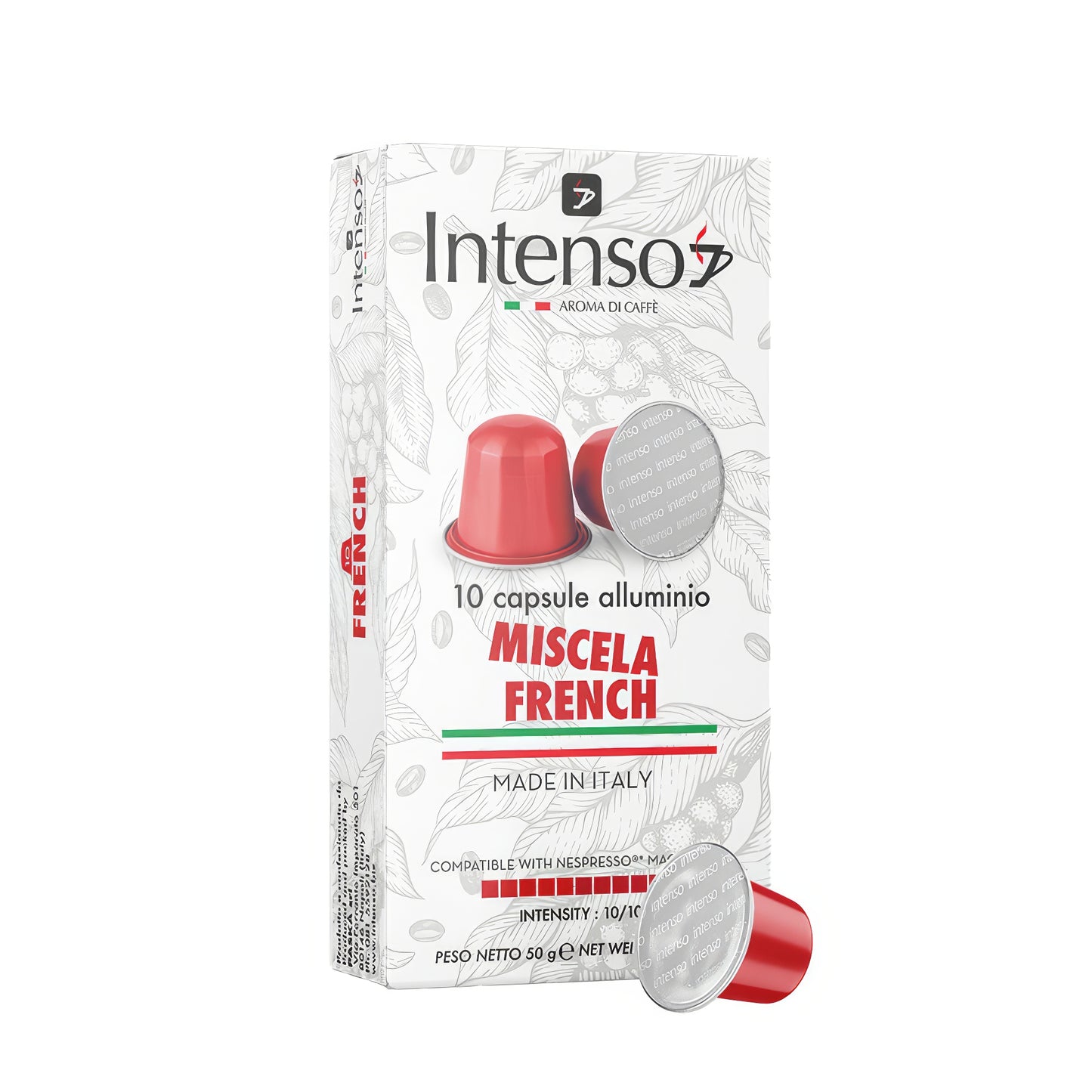 200 capsule Intenso - compatibili Nespresso Alluminio - Miscela French Roast