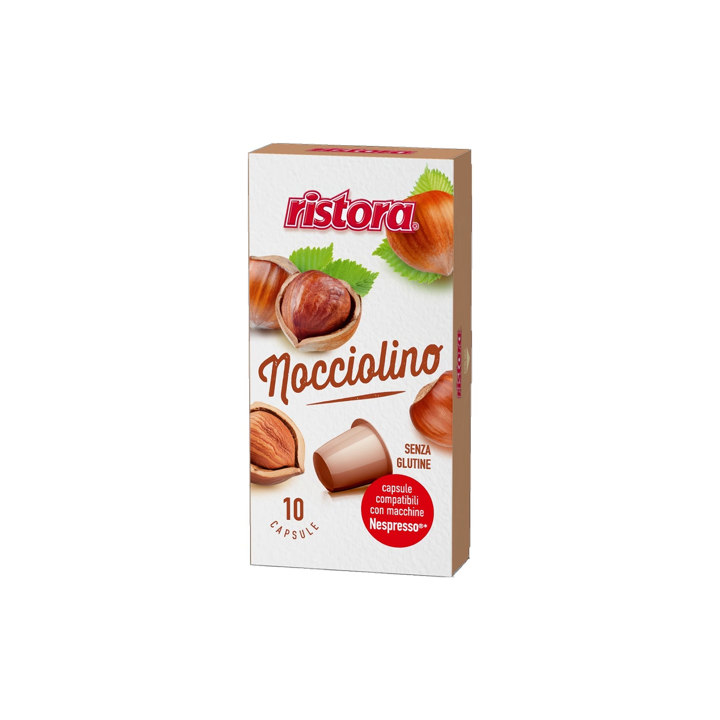 Ristora Nocciolino 10 Capsule Compatibili Nespresso