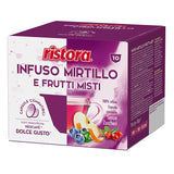 Ristora Infuso Mirtillo e Frutti Misti 10 Capsule Compatibili Nescafè Dolce Gusto