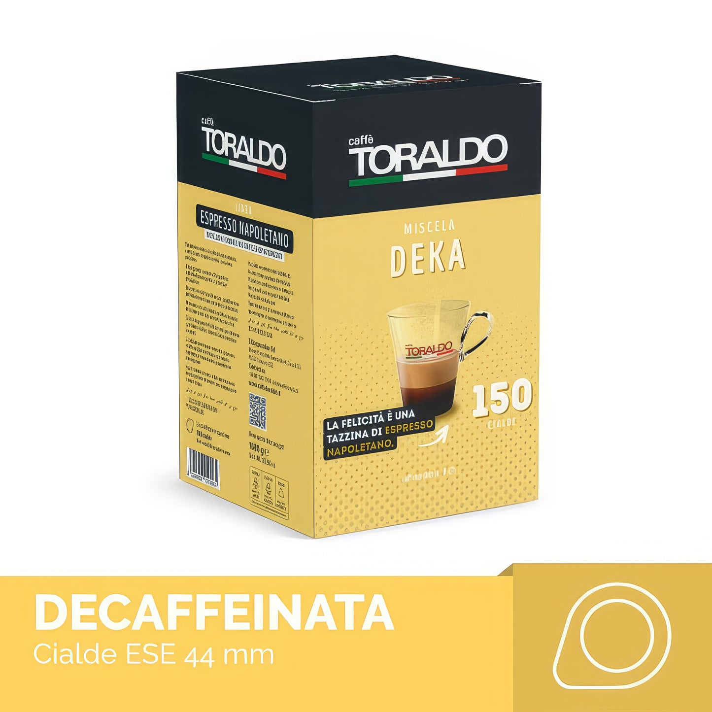 50/150 Cialde Toraldo Miscela Decaffeinato
