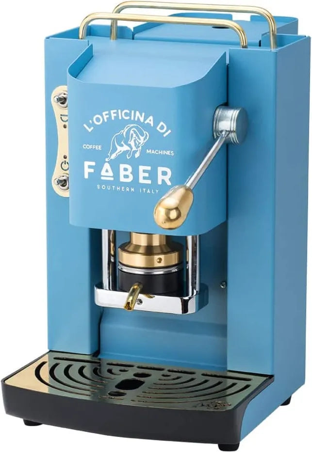 Macchina da Caffè Faber Mini Deluxe Rifiniture Ottonate