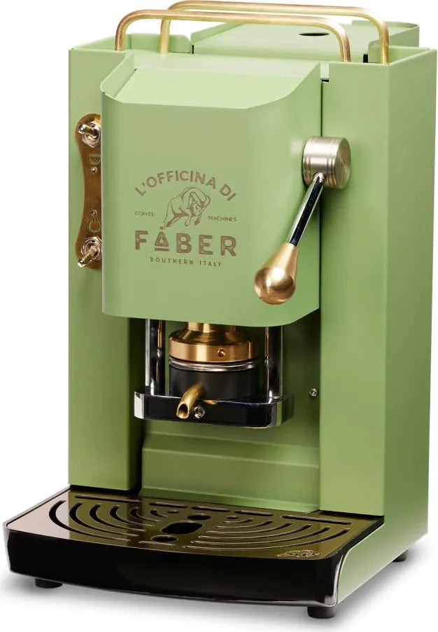 Macchina da Caffè Faber Mini Deluxe Rifiniture Ottonate