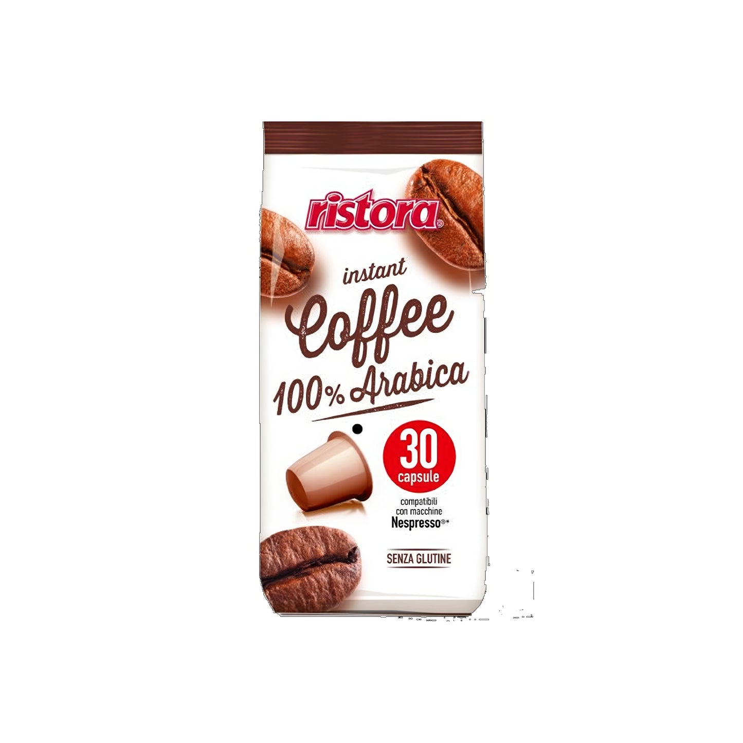 Ristora Caffè Instant Arabica 100% 10 Capsule Compatibili Nespresso