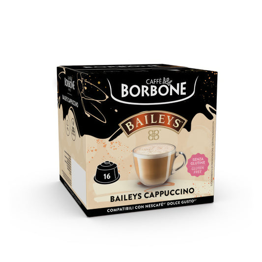 16 Capsule Borbone Per Bevanda Solubile Al Gusto CAPPUCCINO Baileys