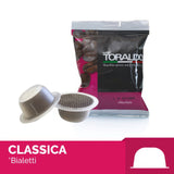 100 Capsule Toraldo Compatibili Bialetti Miscela Classica