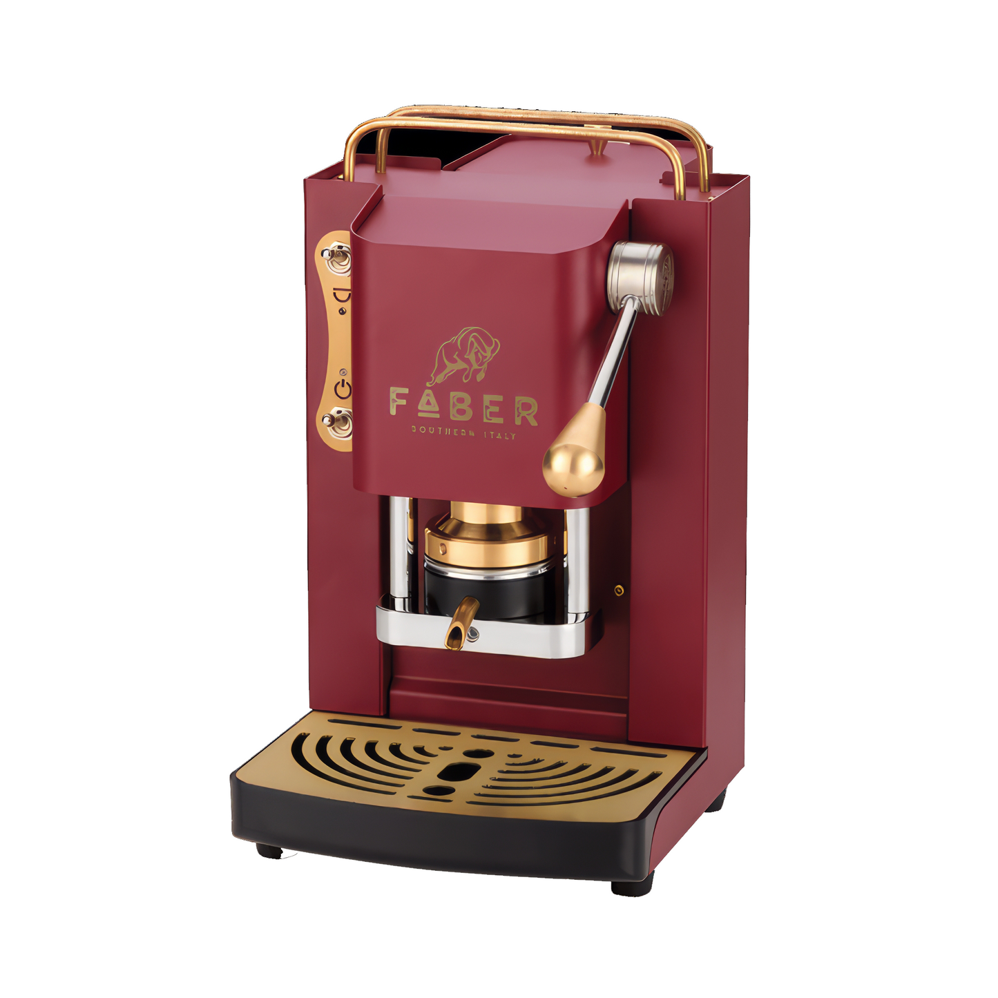 Macchina da Caffè Faber Mini Deluxe Rifiniture Ottonate