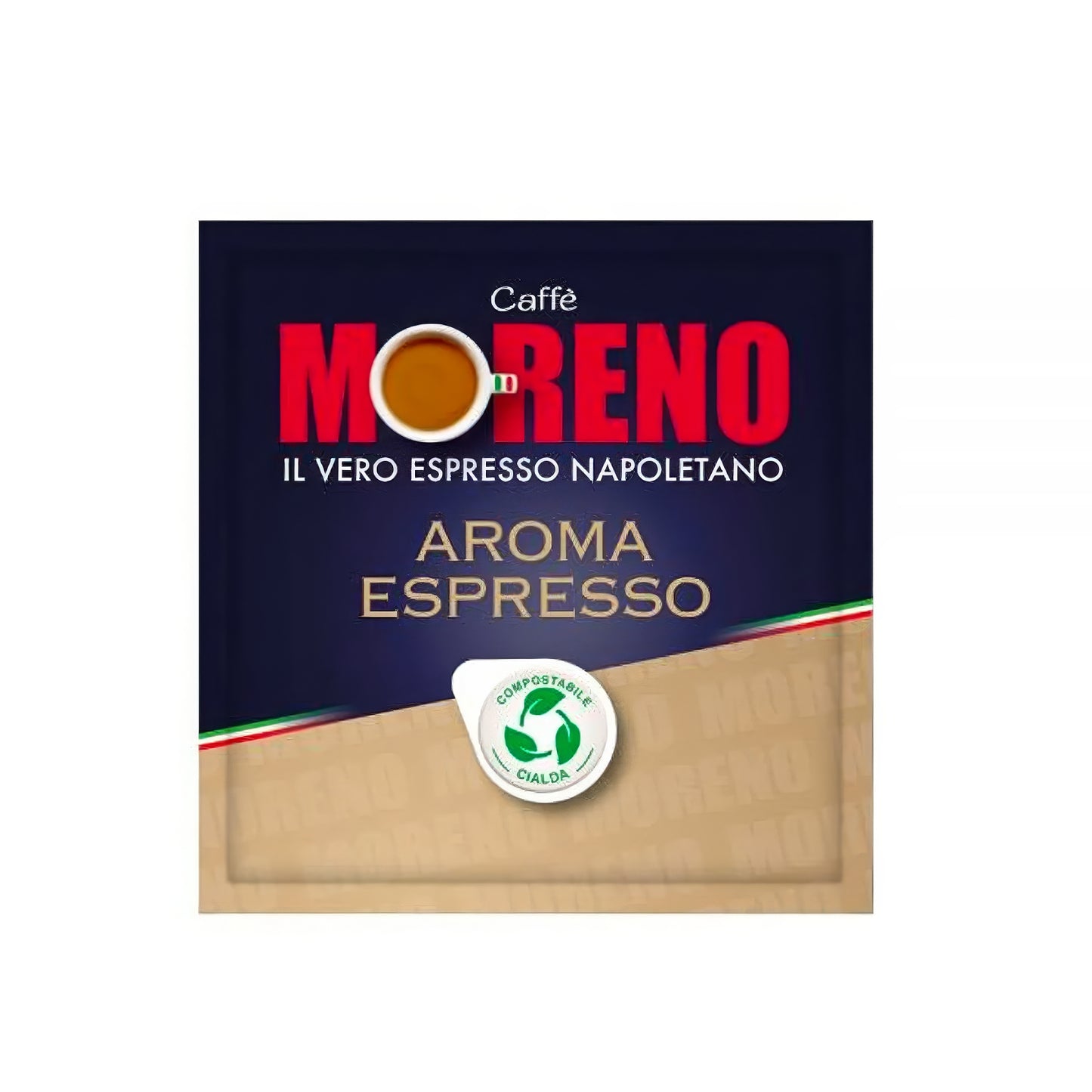 50/150 Cialde Compostabili Caffe' Moreno Ese 44 Mm Miscela Aroma Espresso 