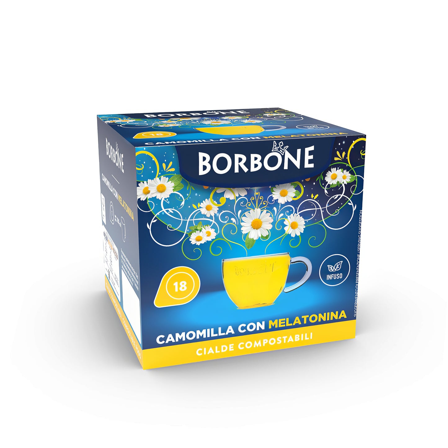 18 Cialde Borbone CAMOMILLA CON MELATONINA