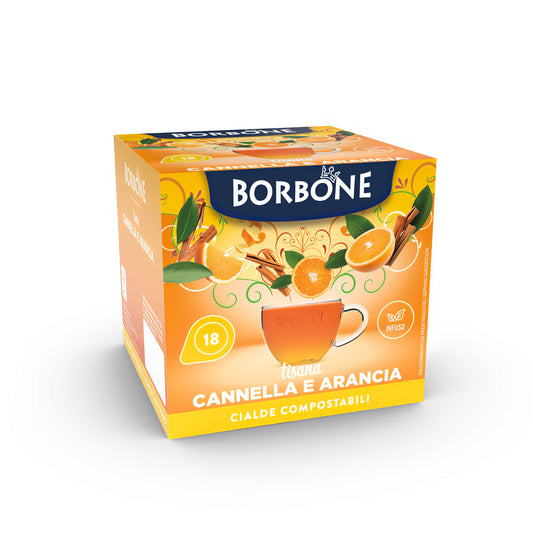 18 Cialde Borbone Tisana CANNELLA E ARANCIA