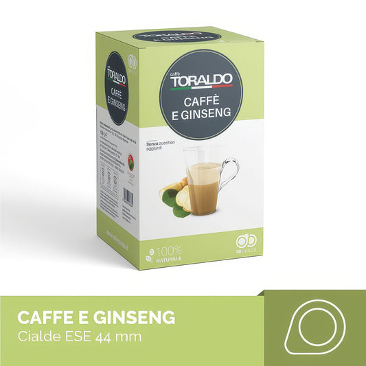 18 Cialde Toraldo Miscela Caffè e Ginseng