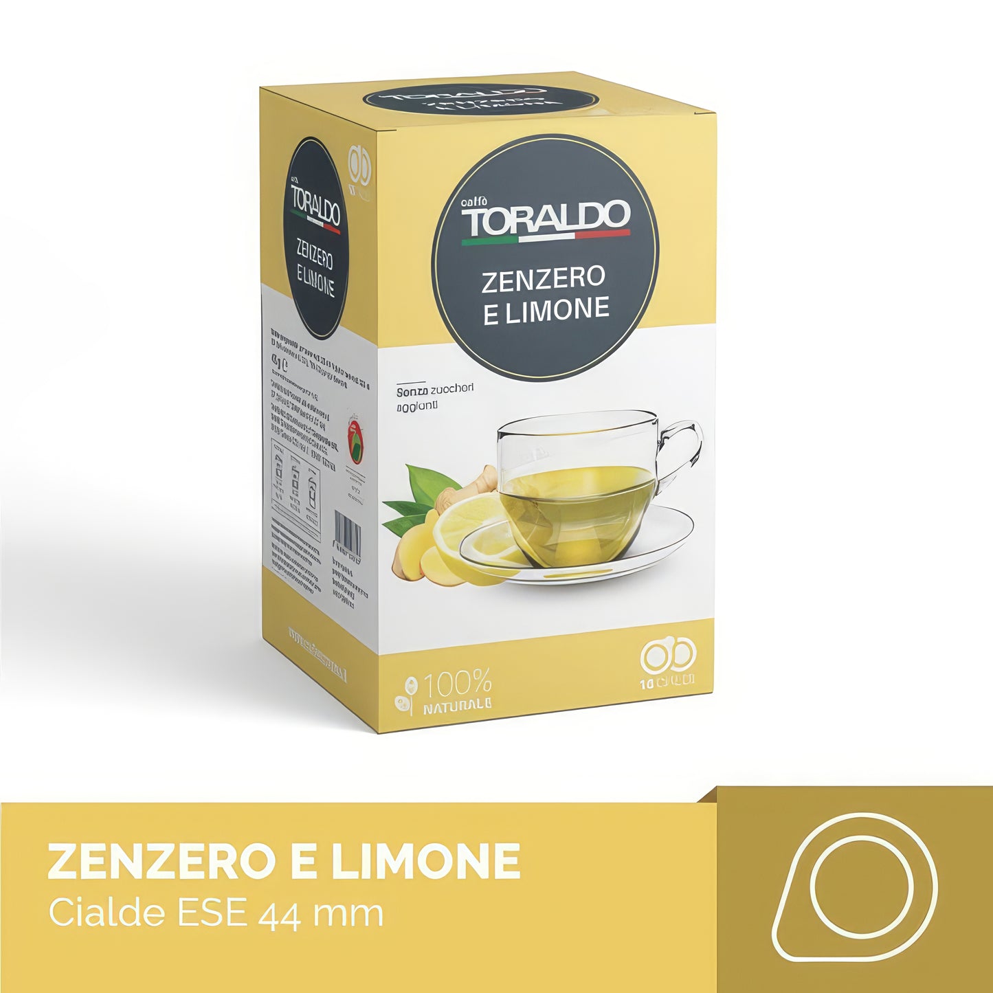 18 Cialde Toraldo Miscela Zenzero e Limone