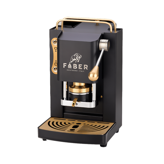 Macchina da Caffè Faber Mini Deluxe Rifiniture Ottonate