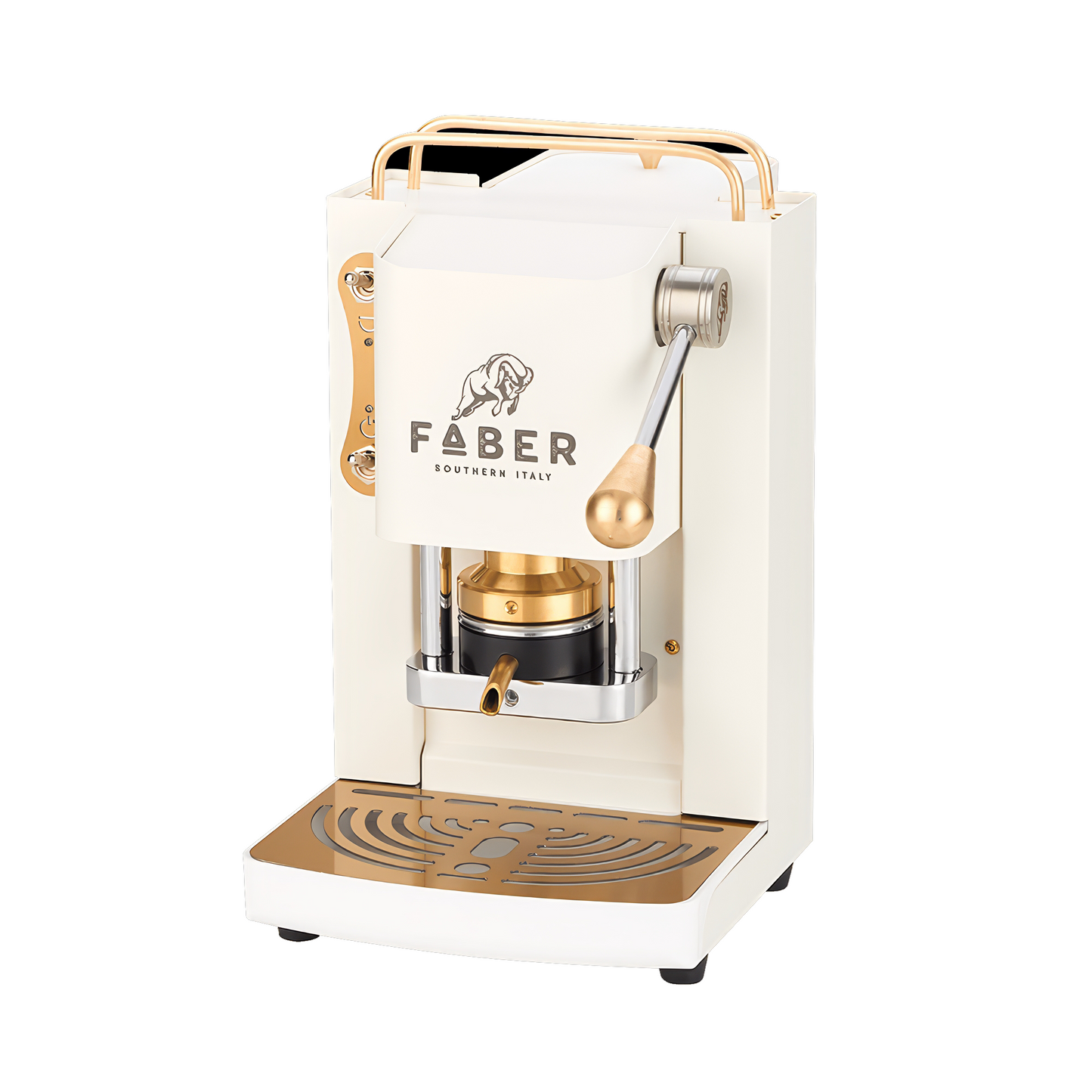 Macchina da Caffè Faber Mini Deluxe Rifiniture Ottonate