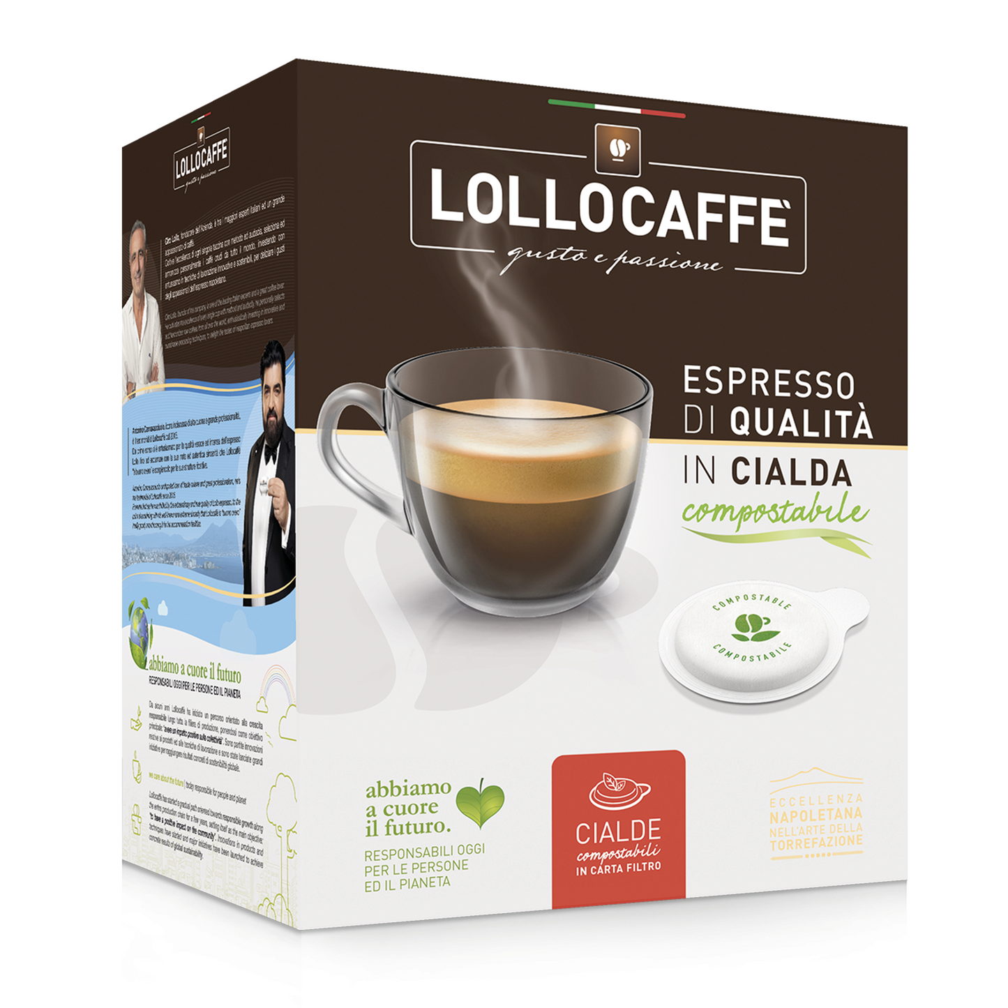 100/150 Cialde compostabili Lollo Caffè