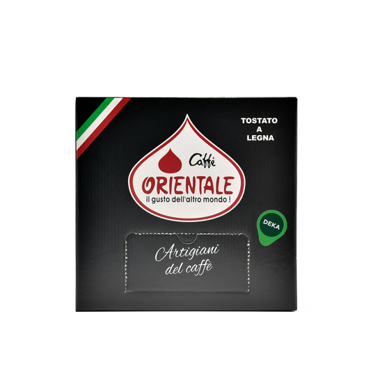 Caffè Orientale Tostato a Legna 50 Cialde ESE 44 mm – Espresso Intenso, Cremoso e dal Gusto Tradizionale