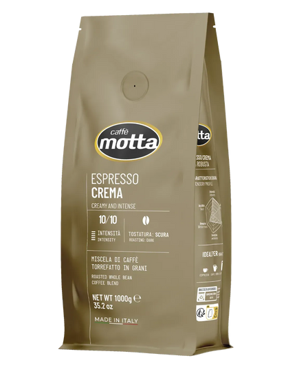 Motta Caffè in Grani 1 Kg – Miscela Arabica e Robusta, Espresso Intenso e Cremoso