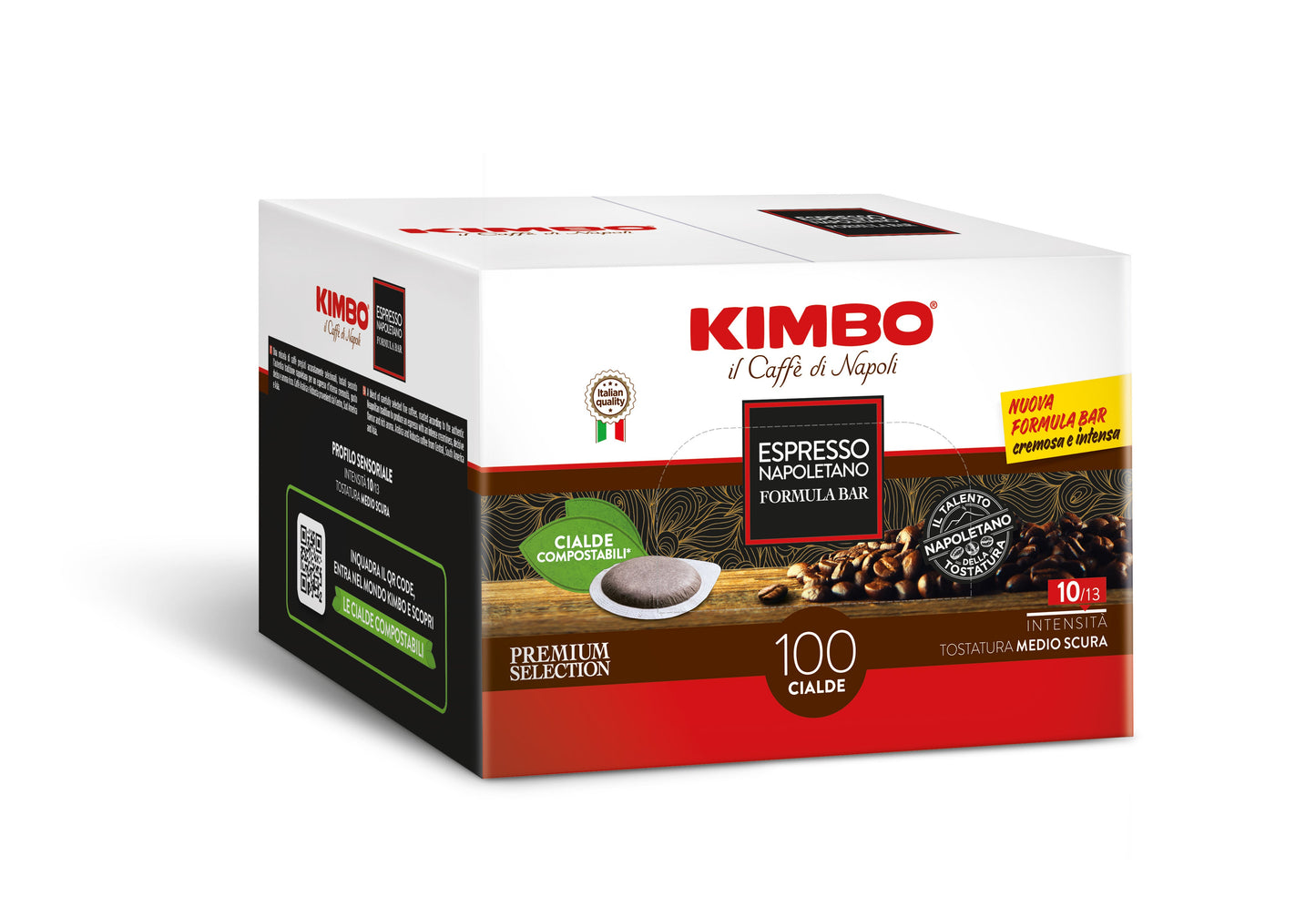 15/50/100 Kimbo Cialde Compostabili Espresso Napoletano