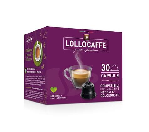 Lollo Caffè Capsule Compatibili Dolce Gusto – 30 Capsule